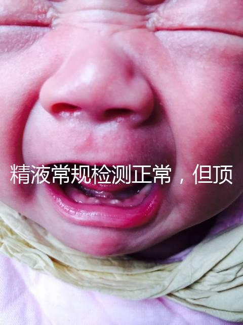 精液常規檢測正常，但頂體酶低，是否影響試管嬰兒成功率？