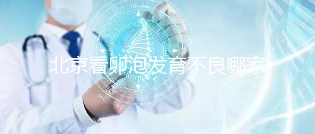 北京看卵泡發(fā)育不良哪家醫(yī)院的效果好