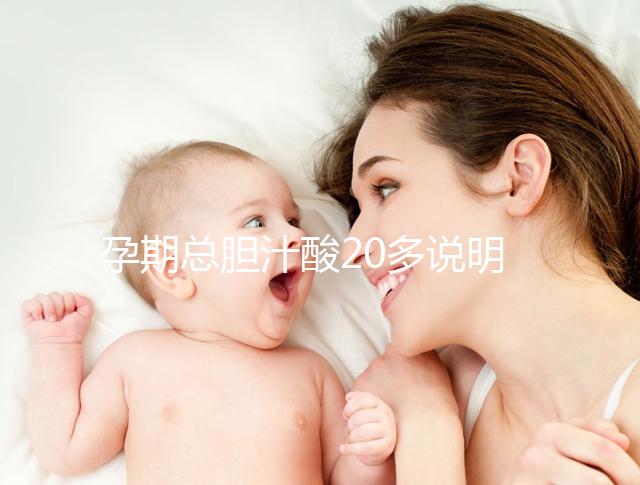 孕期總膽汁酸20多說明什么?不同時期正常值解讀