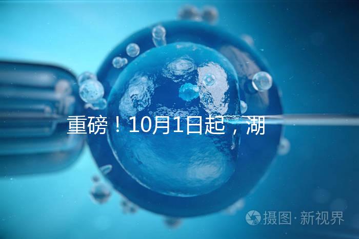 重磅！10月1日起，湖南省試管嬰兒納入醫(yī)保報銷（附29家醫(yī)保定點醫(yī)院）