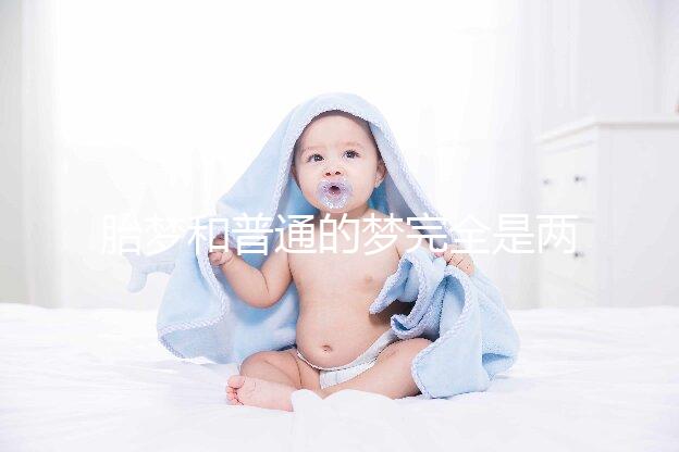 胎夢和普通的夢完全是兩種概念，區(qū)分方法有這3點